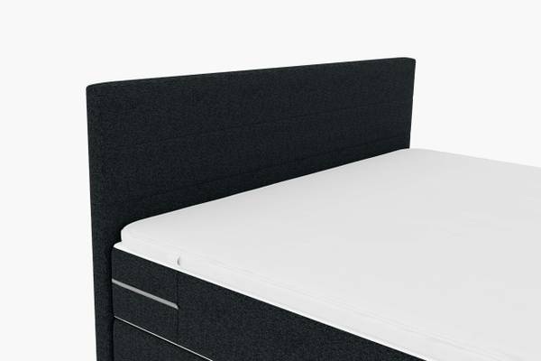 Boxspringbett Phönix A Anthrazit - Liegefläche Breite: 160 cm