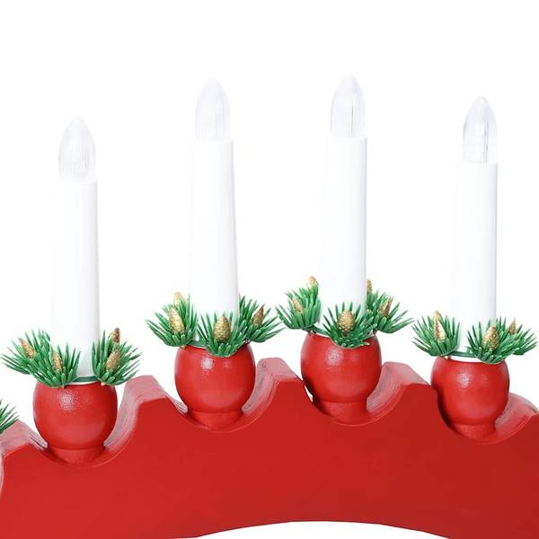 Weihnachtskerzenbog 3700000175 3er Set Rot