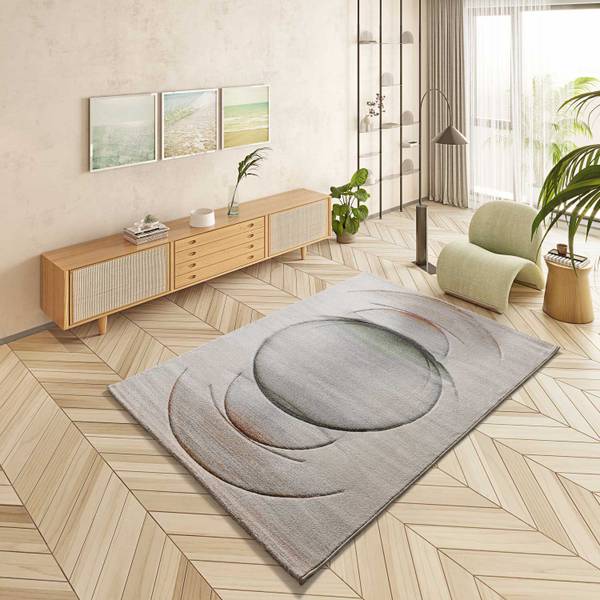 Kurzflorteppich LIBET Sphäre 120 x 170 cm