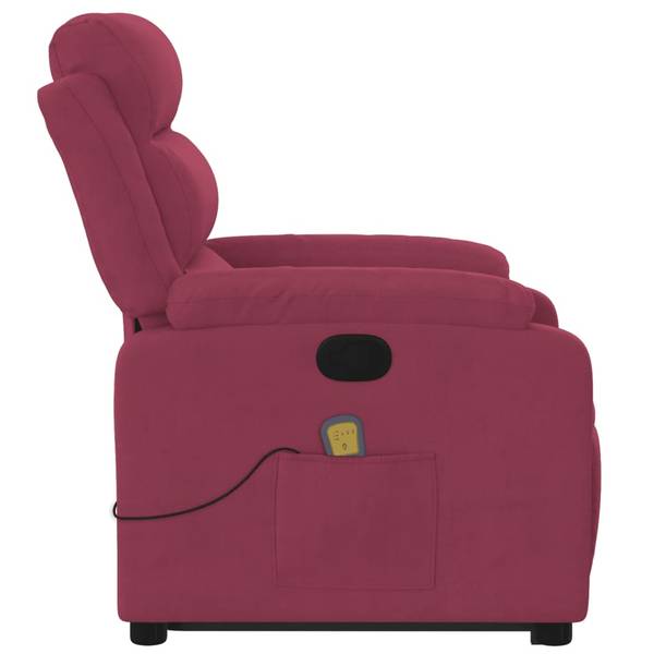 Massagesessel mit Aufstehhilfe 3032395-2 Rot - Rotbraun