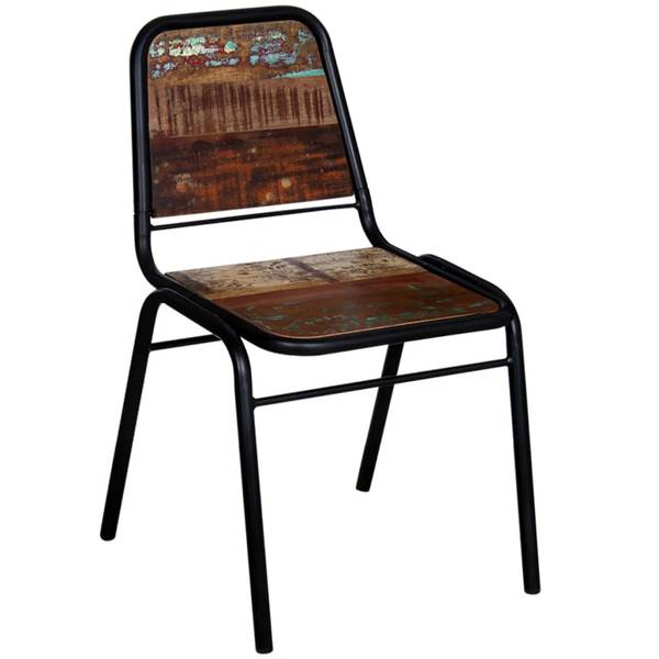 chaise à manger 274707  (lot de 6) Acier - 44 x 84 x 59 cm