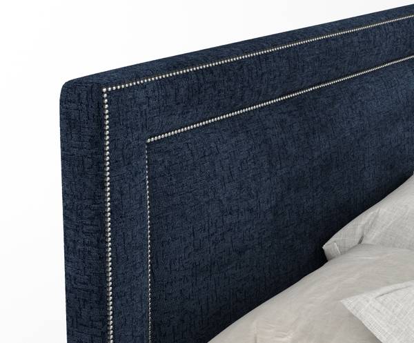 Boxspringbett Luxora Marineblau - Liegefläche Breite: 160 cm