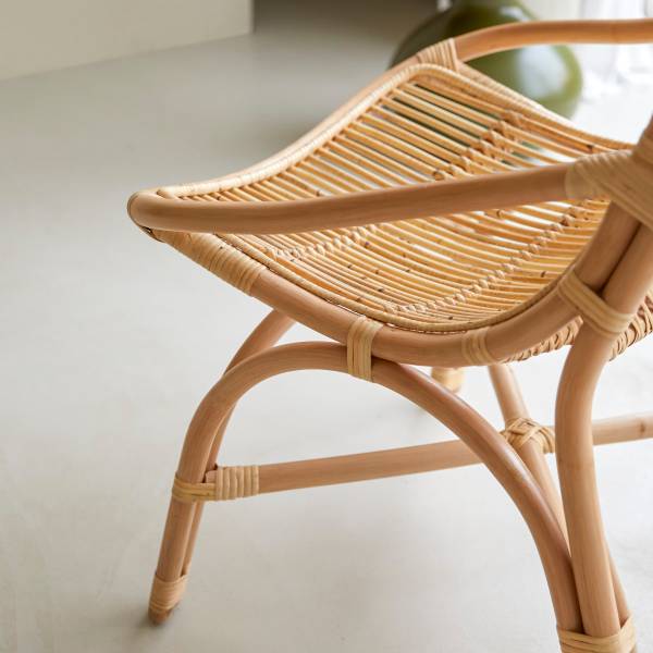 Sessel Pia Beige - Weide - 65 x 95 x 71 cm