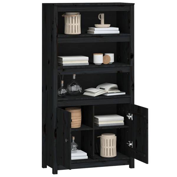Highboard DE7811 Schwarz