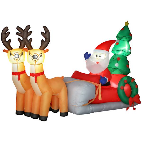 Aufblasbar Weihnachtsdeko 84J-136V90MX Textil - 90 x 150 x 216 cm