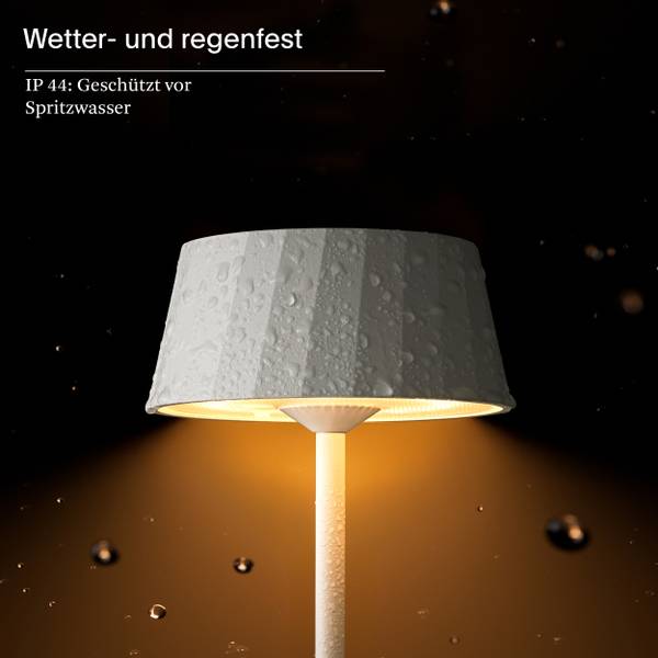 Akku-Tischleuchte Facetta Salbei