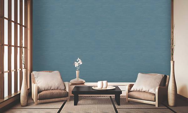 Vliestapete 378576-GU Blau - Kunststoff - 53 x 1 x 1005 cm