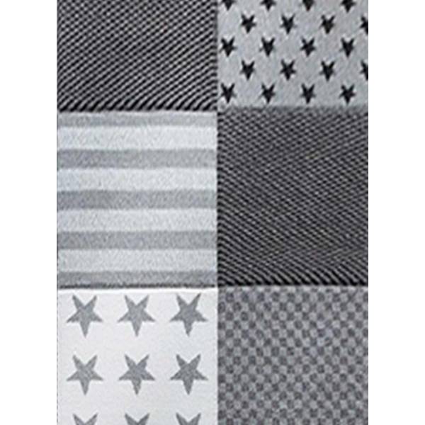Tapis enfant FLAG START 240x340 gris Gris - Matière plastique - 240 x 2 x 340 cm