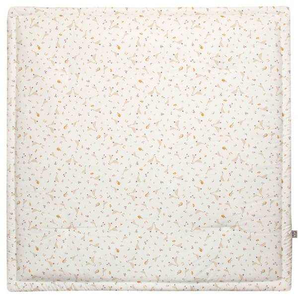 Spielmatte Sidonia Weiß - Textil - 100 x 3 x 100 cm