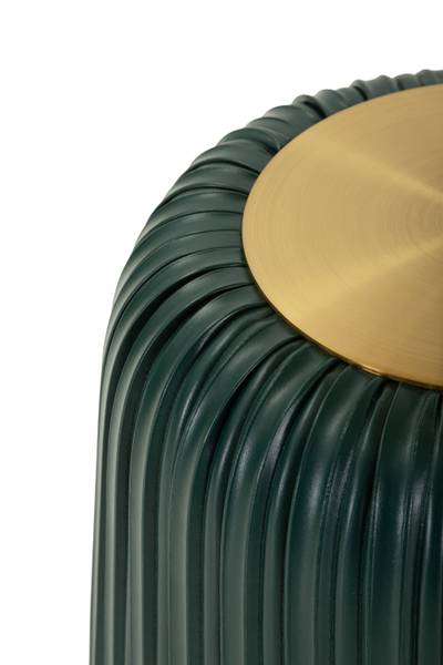 Besteilltisch Egle Grau - Metall - 40 x 55 x 40 cm