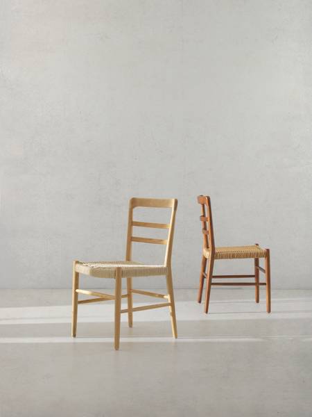 Stoelen 11593 set van 4 bruin - massief hout - 51 x 83 x 44 cm