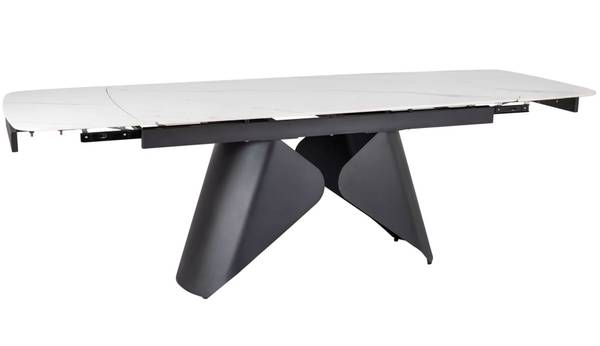 Esstisch ARMANDO Schwarz - Weiß - Keramik - 240 x 76 x 90 cm