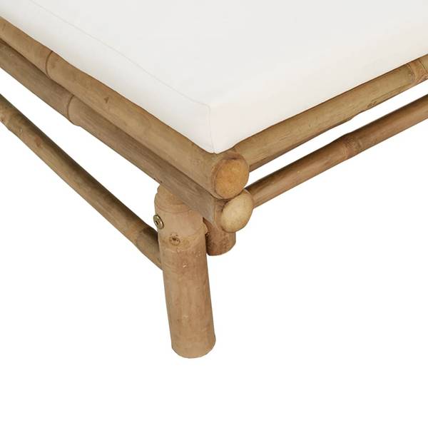 Garten Lounge Set 3028696-2 (3-teilig) Weiß - Polyester - 55 x 33 x 100 cm