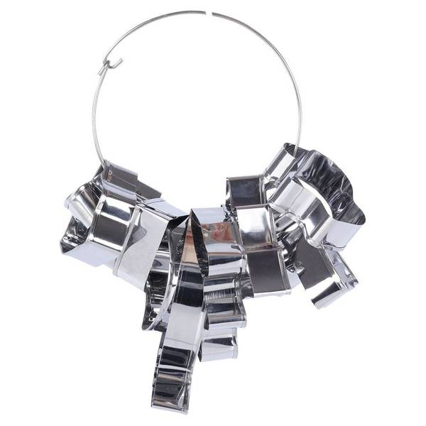 Ausstechformen 10er Set 259352 Silber - Metall - 8 x 18 x 18 cm