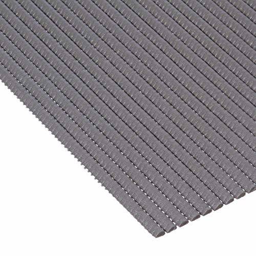 Teppich COLORAMA Grau - Kunststoff - 65 x 1 x 90 cm