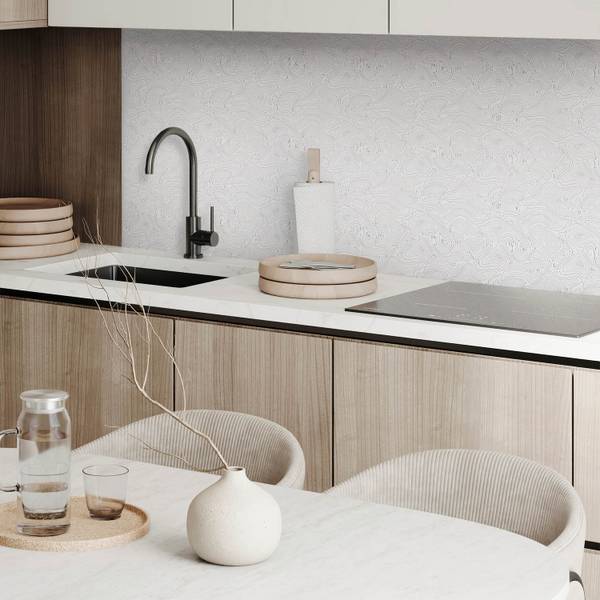 Vinylfliese WellenLinien 20er-Set 20 x 20 cm