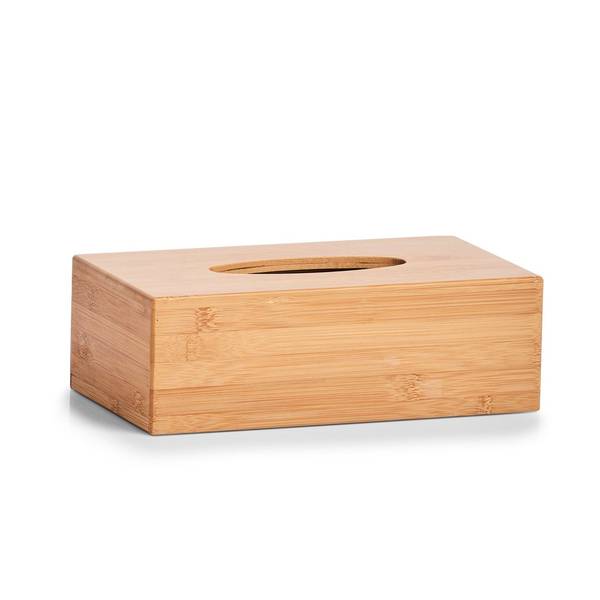 Kosmetiktücher-Box, Bambus Braun - Bambus - 16 x 9 x 28 cm