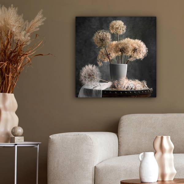 LEINWANDBILD Blumensamen 50 x 50 x 50 cm