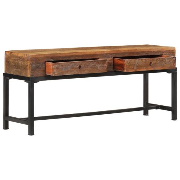 TV-Schrank D601 Braun - Massivholz - 30 x 46 x 110 cm