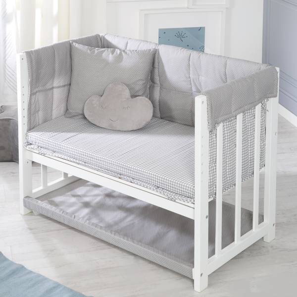 Lit de Chambre 4 en 1 Adam & Eule Rouge - Blanc - Bois manufacturé - 76 x 75 x 95 cm