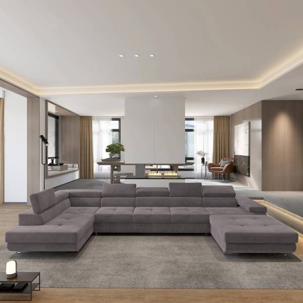 Ecksofa TORIVA Flieder