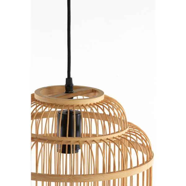 Suspension Jeppe Marron - Bambou - Bois manufacturé - 30 x 36 x 30 cm
