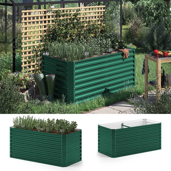 Verhoogd tuinbed 54723 groen