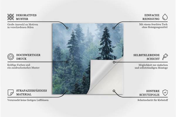 Fliesenaufkleber Blick (24er Set) 20 x 20 cm
