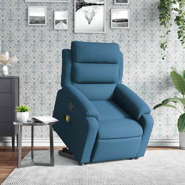 Massagesessel mit Aufstehhilfe 3032395-2 Blau