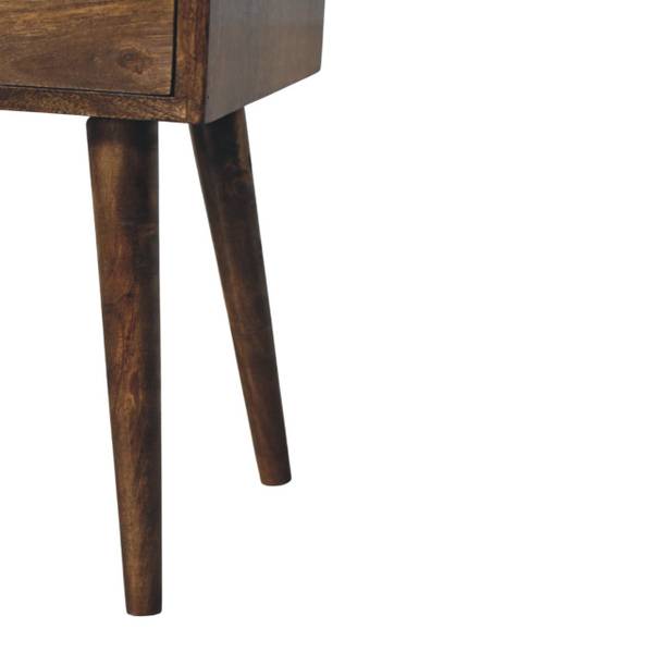 Table de chevet Nordic Marron - Manguier - 30 x 57 x 30 cm