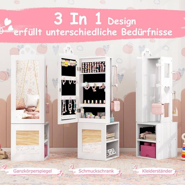 Schmuckschrank TK32538 Weiß