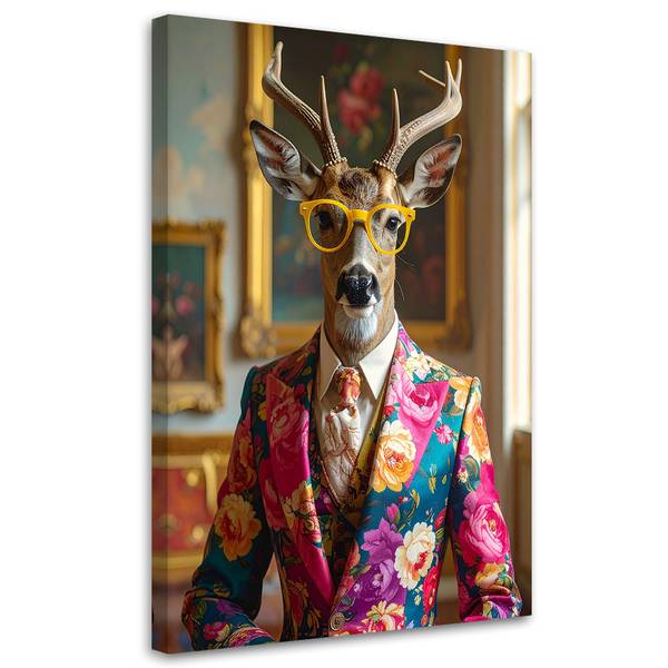 Wandbild Hirsche 40 x 60 cm