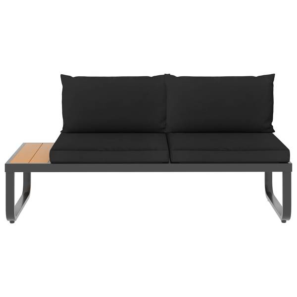 Sofa 48653 (4-teilig) Aluminium - 58 x 30 x 58 cm