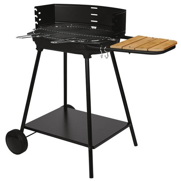 Grill Schwarz - Metall - 89 x 19 x 89 cm