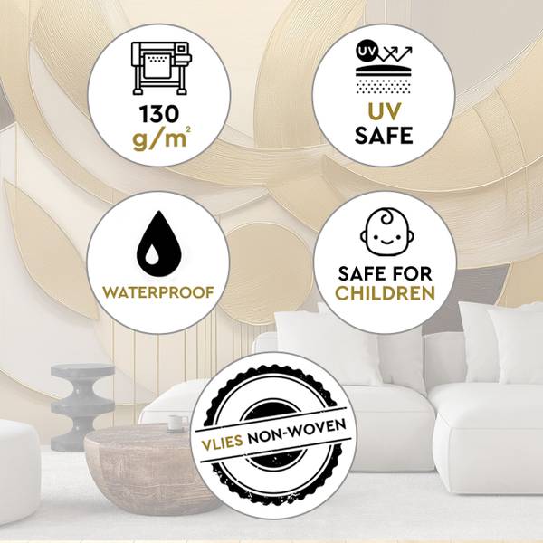 Papier peint, Abstraction formes 3D 450 x 315 cm