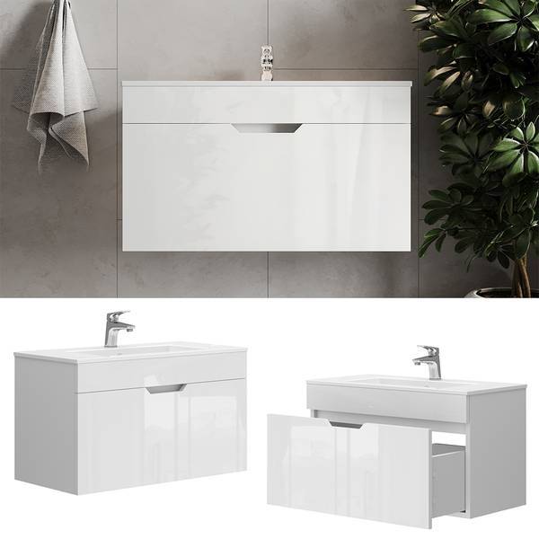 Meubles bain Stefanie 40056 Largeur : 80 cm