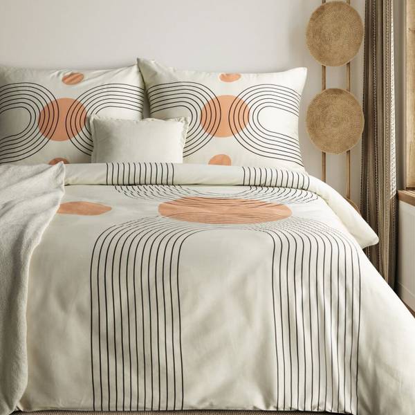 Bettwäsche SPRING/87 3er Set Beige - Textil - 200 x 220 x 220 cm