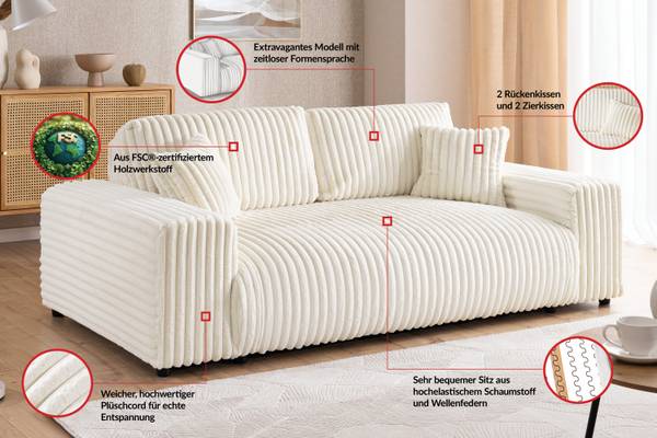 Sofa 2 Sitzer Mollis kaufen