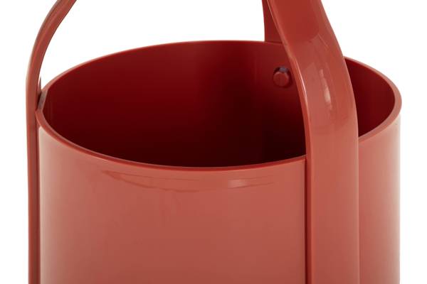 Table d'appoint Iris Rouge - Matière plastique - 44 x 43 x 44 cm