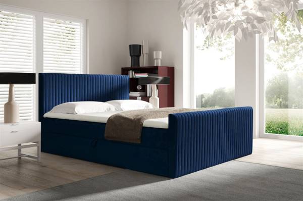 Boxspringbett ADRIEN Breite: 124 cm