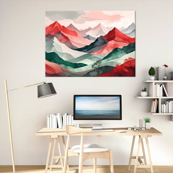 Wandbild Berge 100 x 70 cm