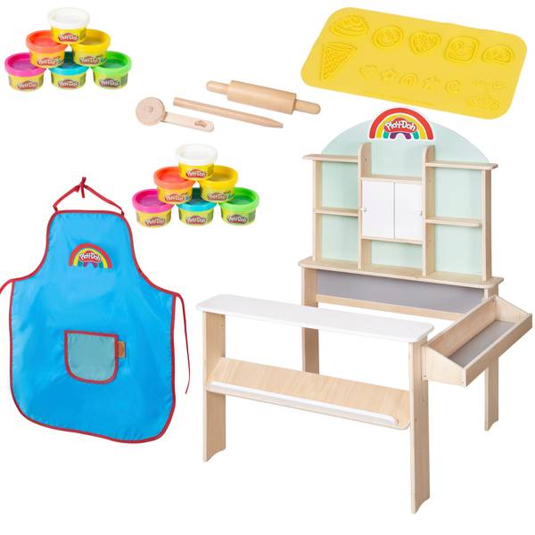 Kaufladen Play-Doh Holz teilmassiv - 81 x 112 x 71 cm