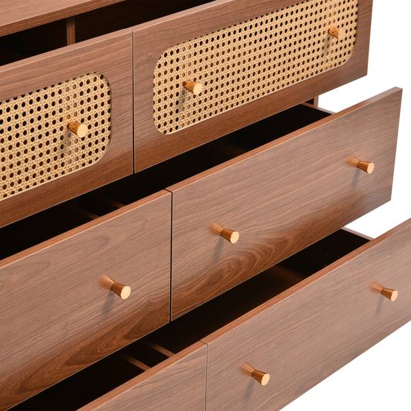Sideboard Delmo Braun - Holzwerkstoff - Metall - 120 x 90 x 40 cm