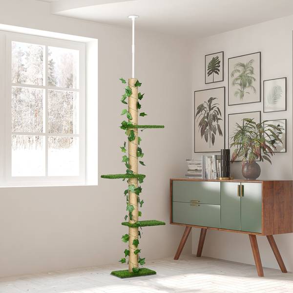 Kratzbaum CP222 Grün - Holzwerkstoff - 21 x 242 x 37 cm