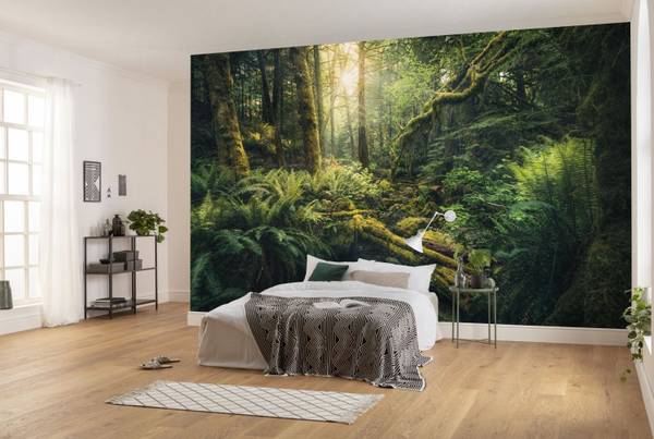 Fototapete 612622 Grün - Papier - 450 x 280 x 450 cm