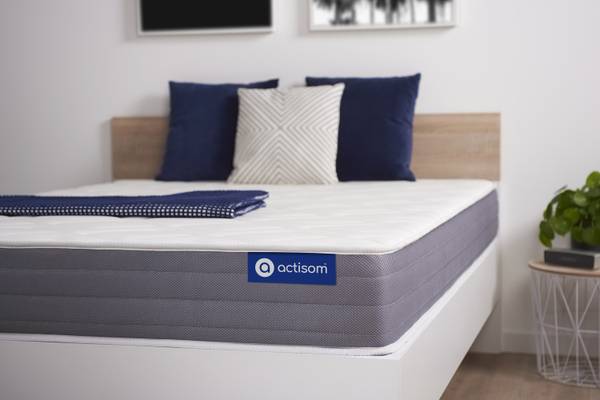 Matratze Actilatex dream - 100 x 220 Weiß - Textil - 100 x 22 x 220 cm
