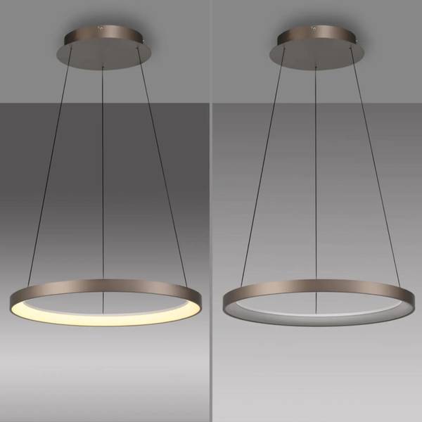 Pendelleuchte HOOP Kaffeebraun