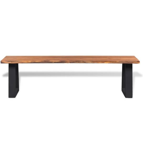 Bank 3001409 Braun - Akazie - 160 x 45 x 40 cm