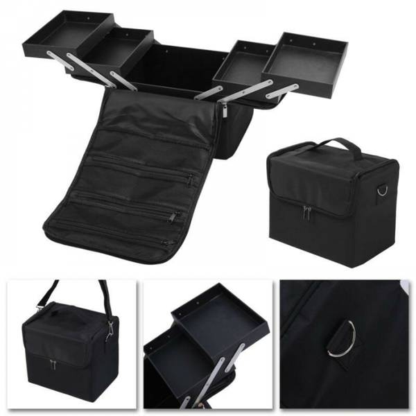 Schminkkoffer C353MAKEUP Schwarz - Nylon - 29 x 25 x 20 cm