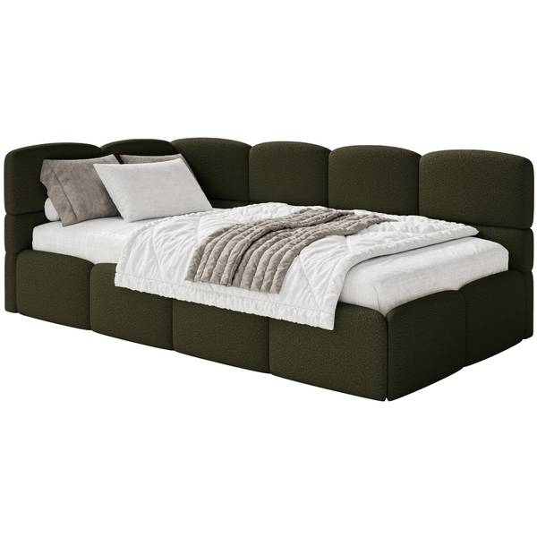 Einzelbett CLOUDY Olivgrün